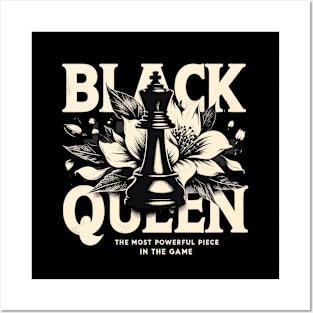 Black Queen The Most Powerful Chess African American Vintage Posters and Art